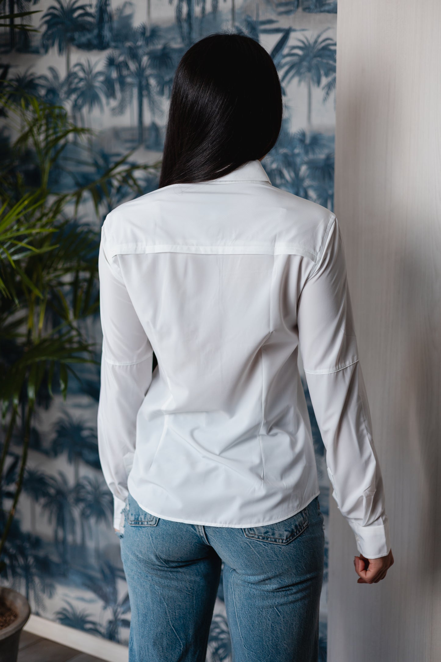 Camisa Pescador Para Mujer Manga Larga